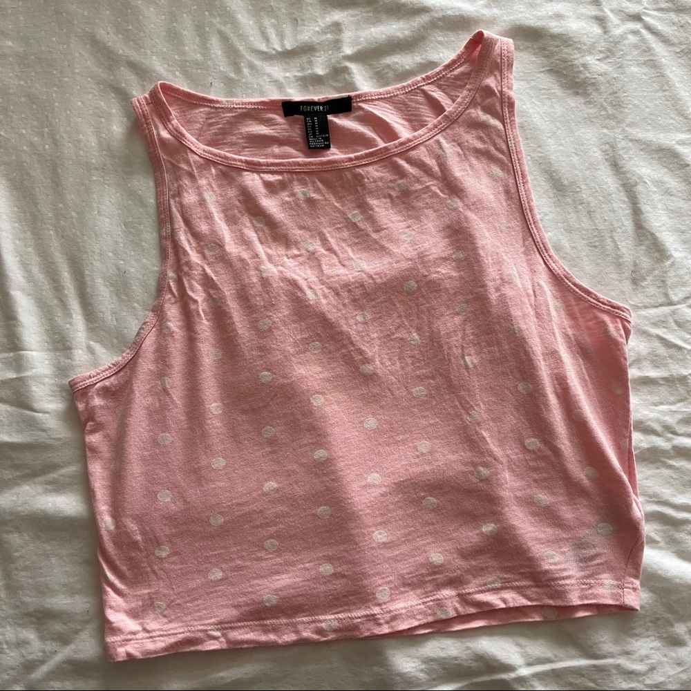 Forever 21 Open Back Crop Top